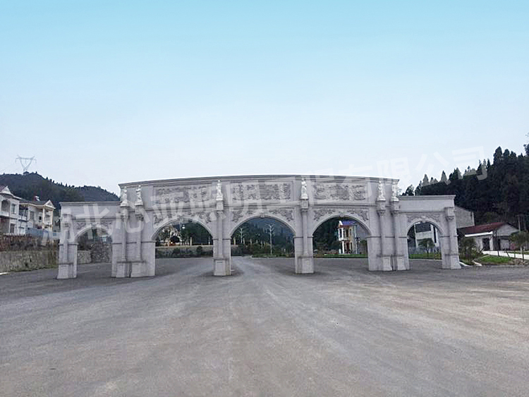湖北稻花香集團(tuán)蔡府莊園別墅大門