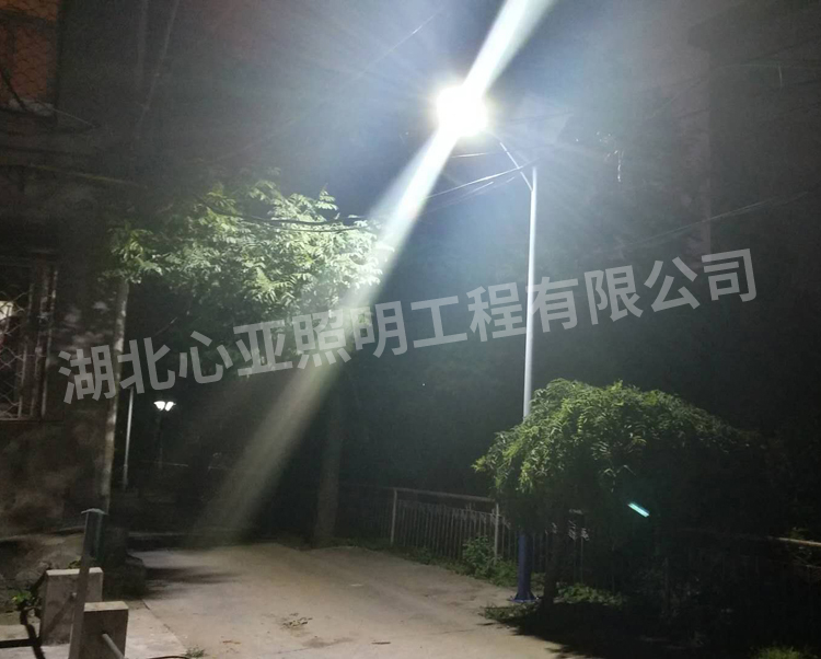 荊門東寶區(qū)福城花園社區(qū)太陽能路燈
