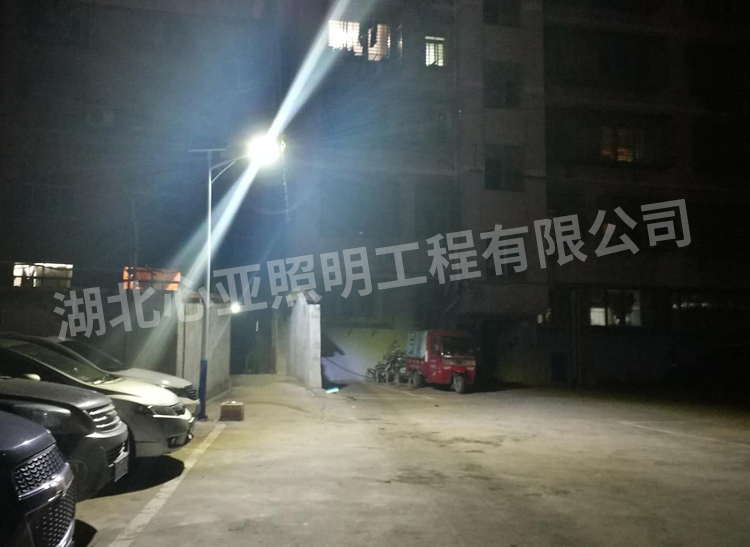 荊門東寶區(qū)福城花園社區(qū)太陽能路燈