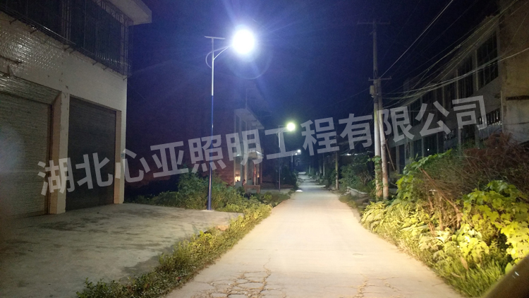 重慶開州區(qū)樂園村太陽(yáng)能路照明項(xiàng)目