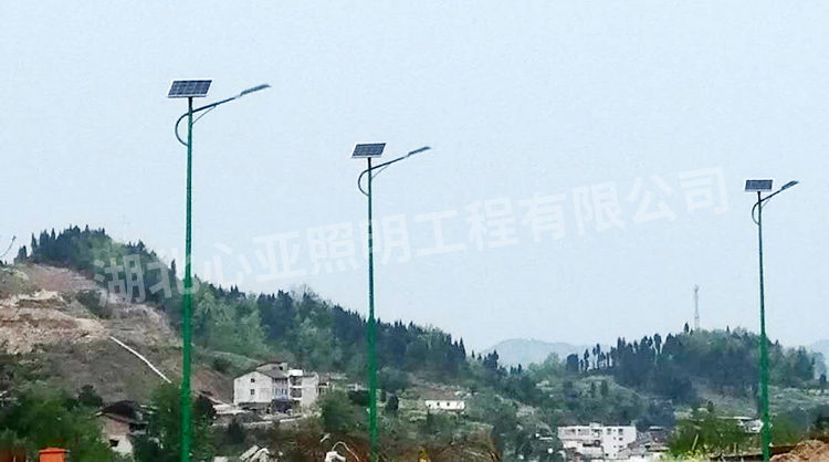 重慶忠縣全倫生態(tài)公司太陽能路燈照明項目