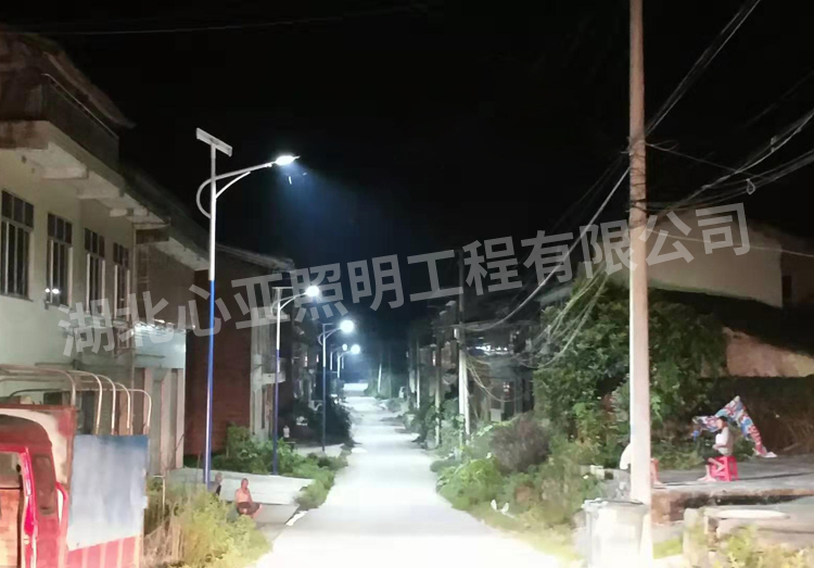 重慶開州區(qū)樂園村太陽(yáng)能路照明項(xiàng)目