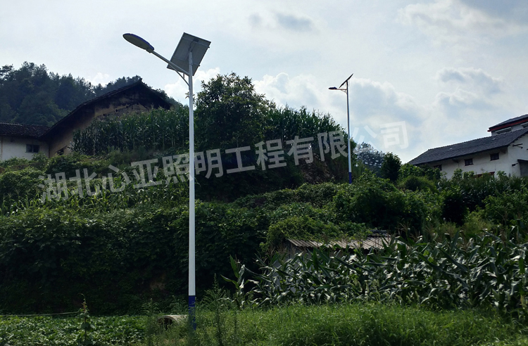 宜昌夷陵區(qū)古城坪太陽能路燈照明項(xiàng)目