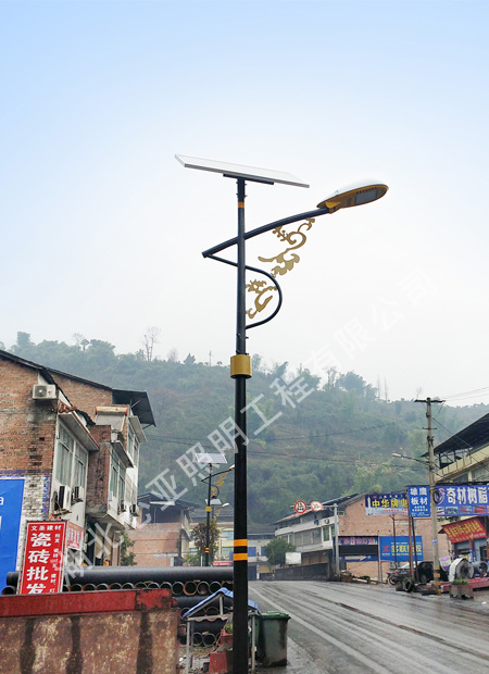 重慶開(kāi)州區(qū)和謙鎮(zhèn)太陽(yáng)能路燈照明項(xiàng)目